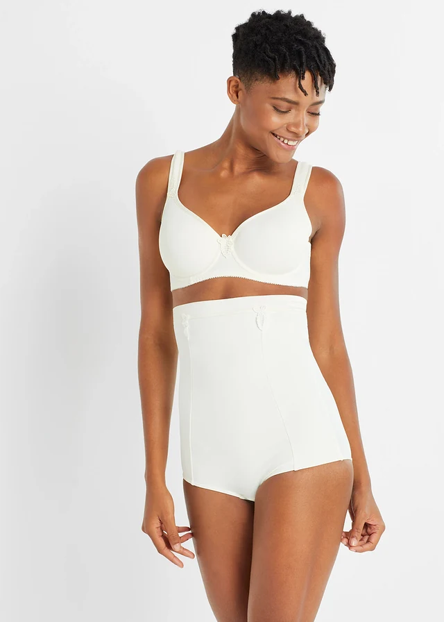 Corrigerende high waist hipster, sterk corrigerend, Kleur: champagne