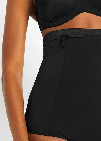 Corrigerende high waist hipster, sterk corrigerend, Kleur: zwart