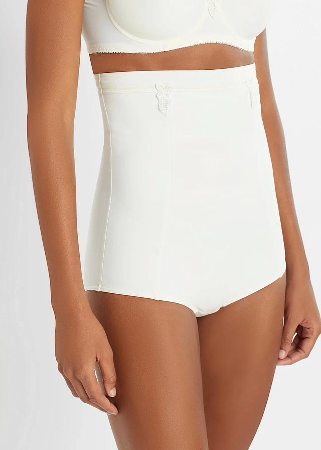 Corrigerende high waist hipster, sterk corrigerend, Kleur: champagne