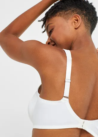 Minimizer bh met gewatteerde bandjes, Kleur: wit