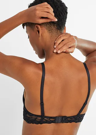 Soutien-gorge à coques avec polyamide recyclé • noir • Boutique bonprix