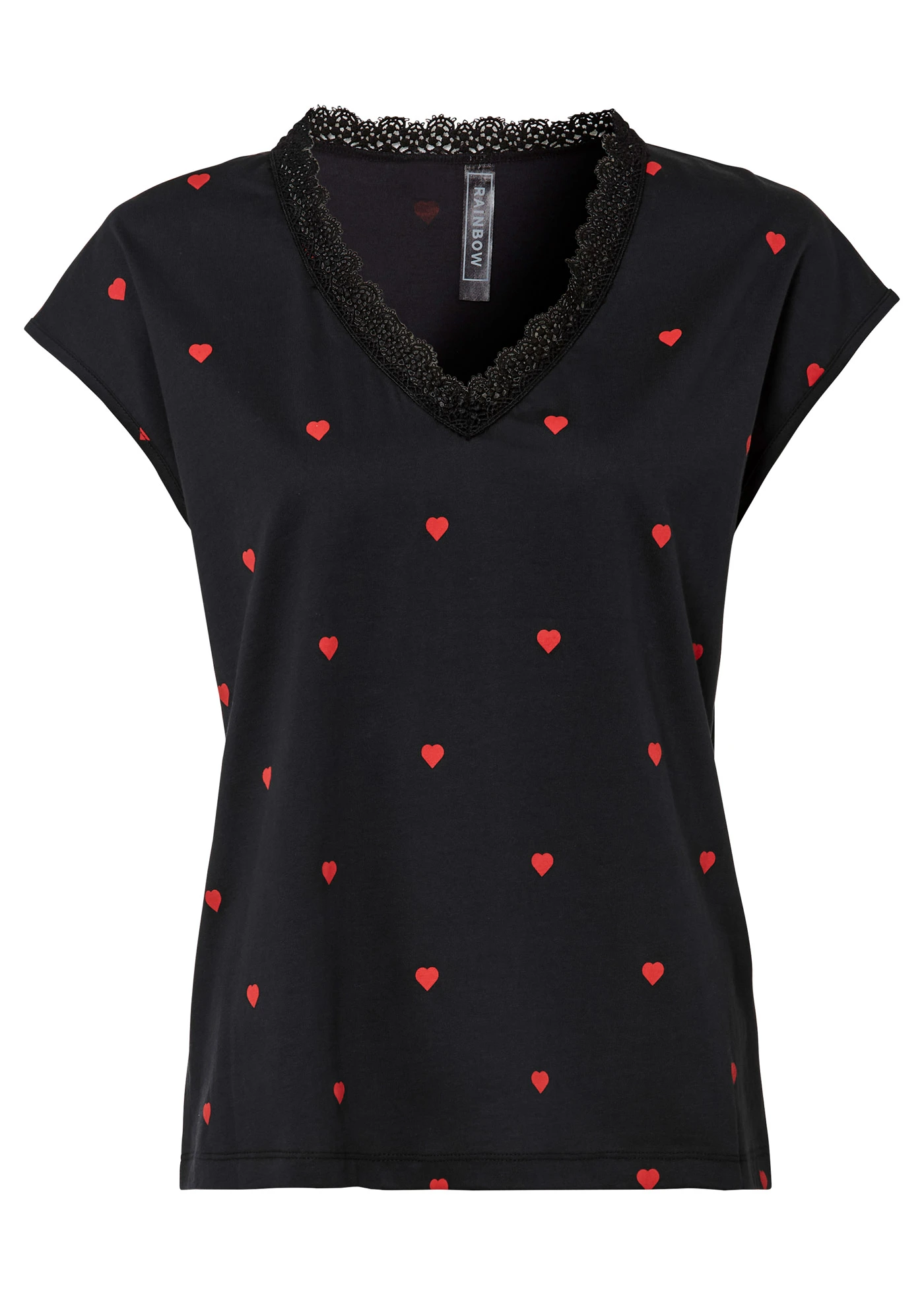 T-shirt 100% coton • noir imprimé • Boutique bonprix
