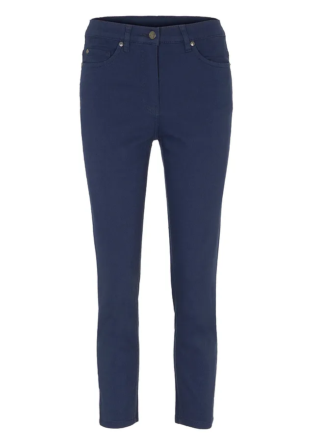 7/8 kalhoty, High Waist • tmavě modrá • bonprix obchod