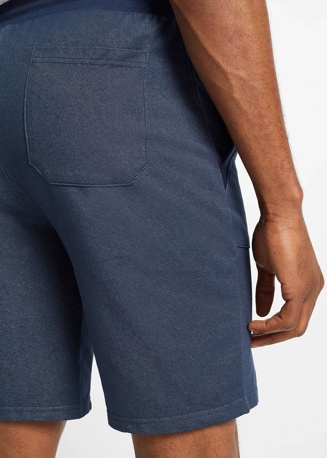 Bermuda sweat, aspect denim • bleu • product-page.page-title-suffix