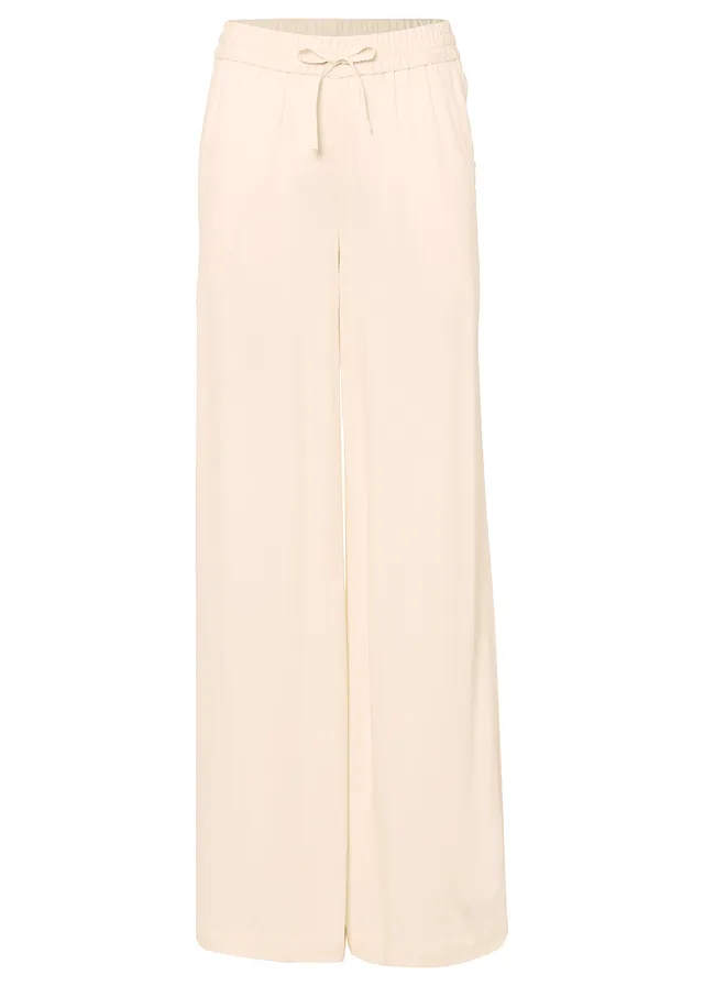 Nohavice Marlene z lesklej viskózy