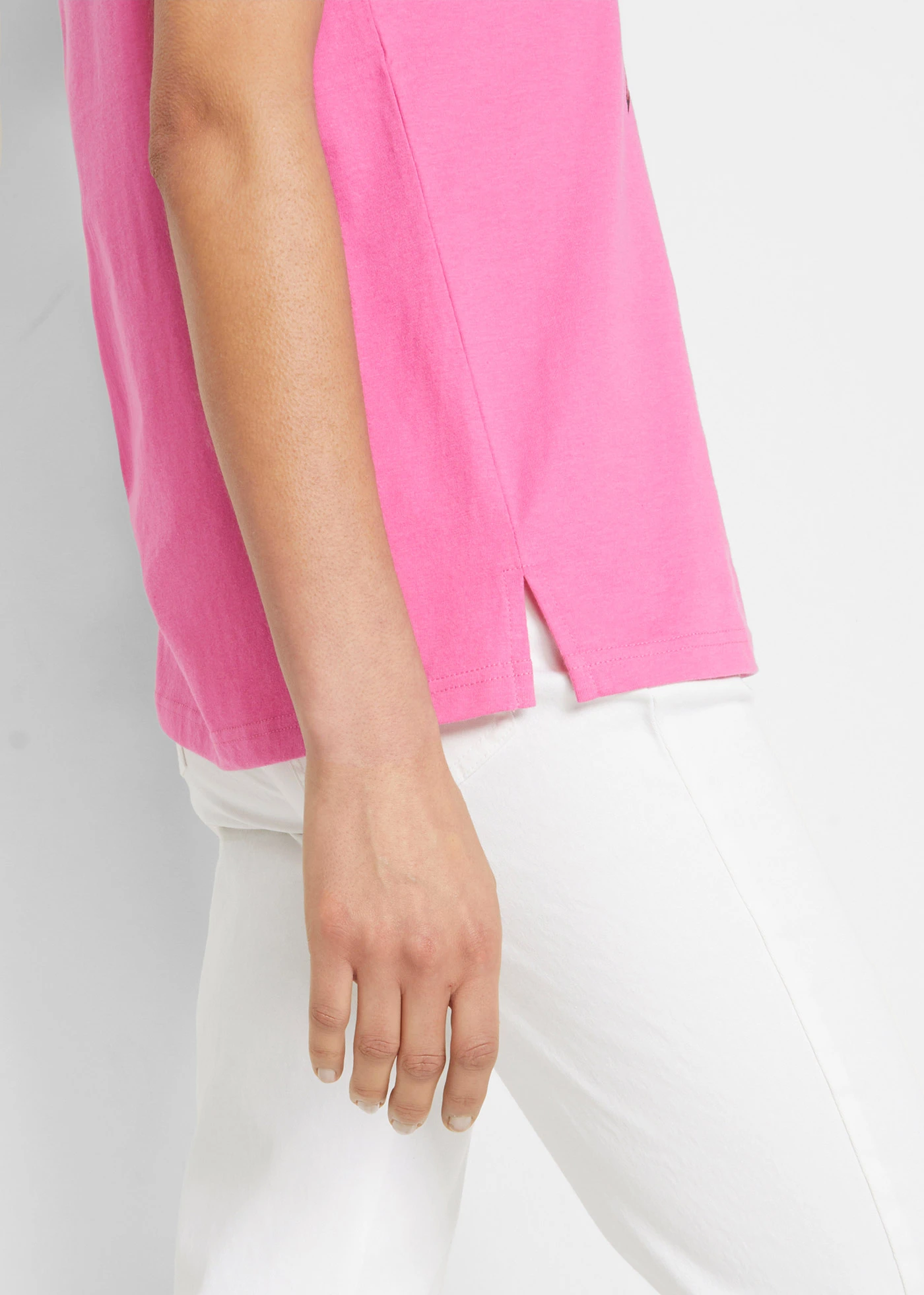 Tricou • fucsia deschis imprimat • magazin bonprix