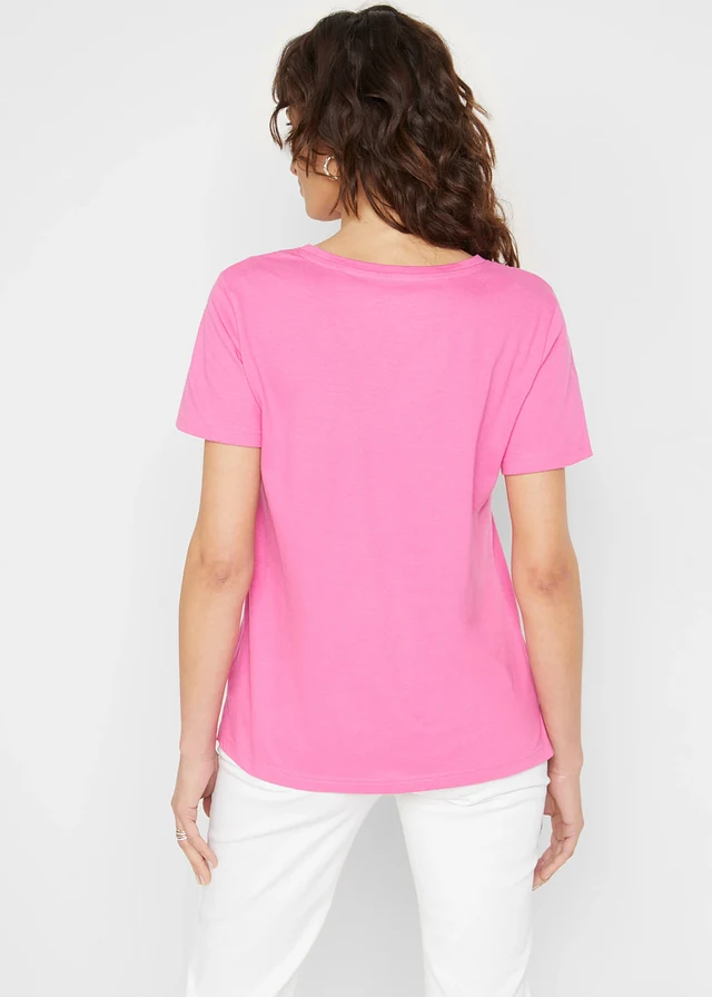 T-shirt • rose clair imprimé • product-page.page-title-suffix