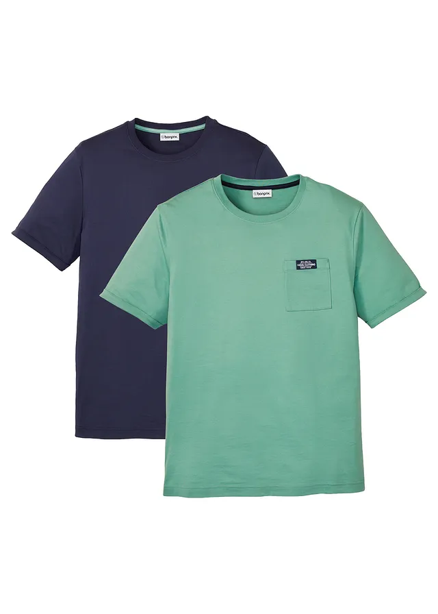 Tricou din bumbac organic 100% (set/2 buc,)