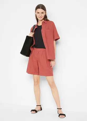 Lange top van zachte viscose (set van 2) • zwart • bonprix online shop