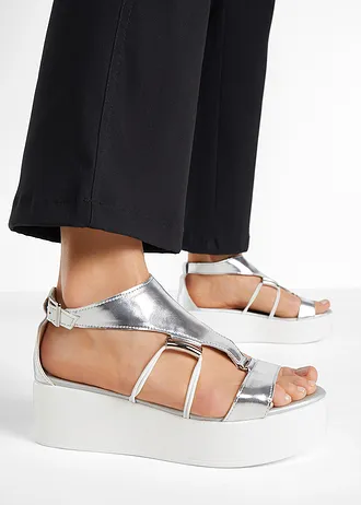 Sandale ortopedice • argintiu • magazin bonprix