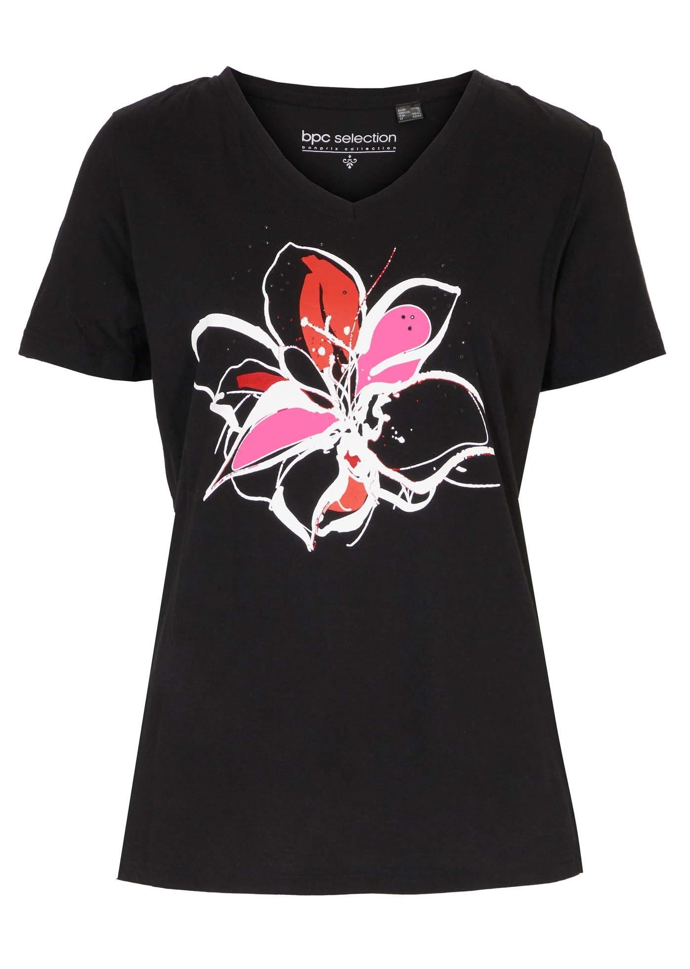 Tricou • negru imprimat • magazin bonprix