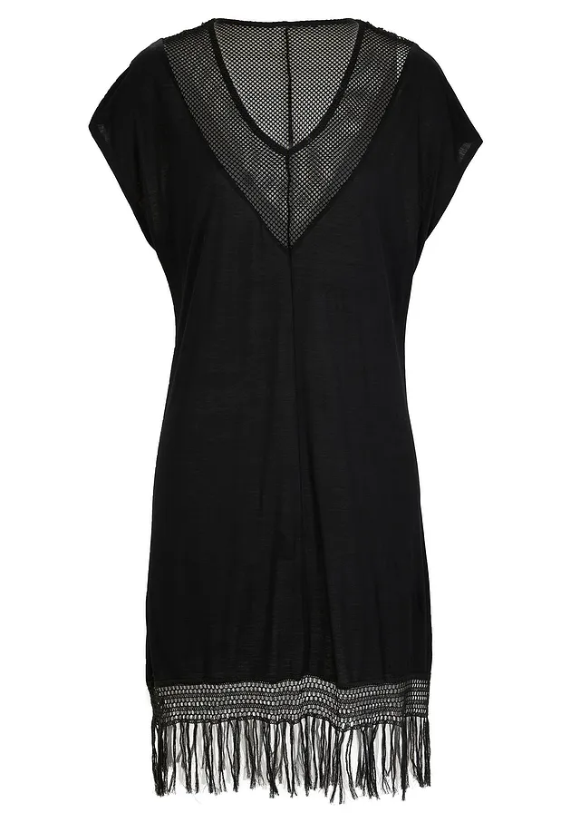 Rochie de plajă transparentă din viscoză