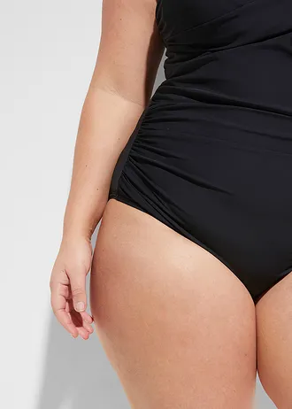 Corrigerend bandeau badpak, medium corrigerend • lichtzalm plus size • bonprix online shop