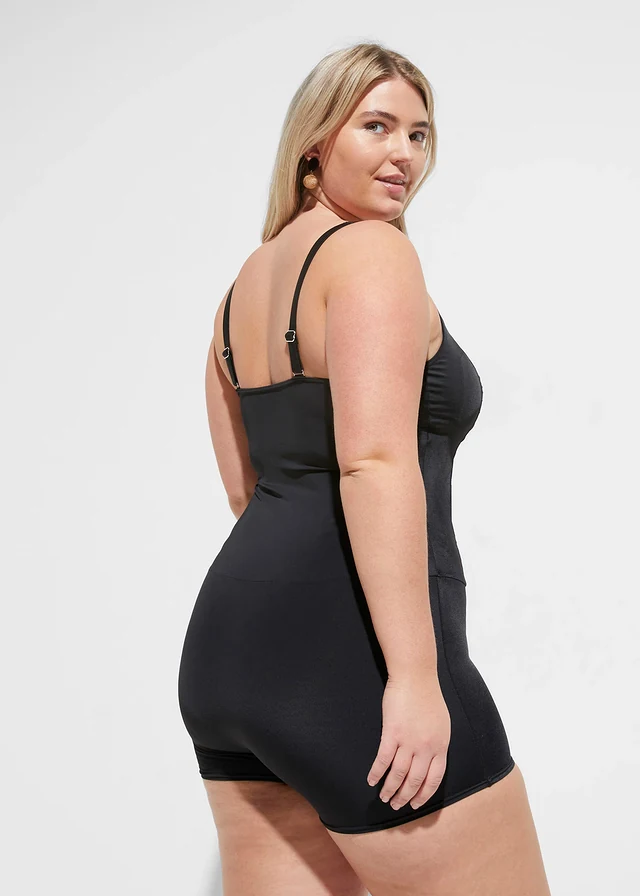 Maillot 1 pièce shorty, Couleur: noir