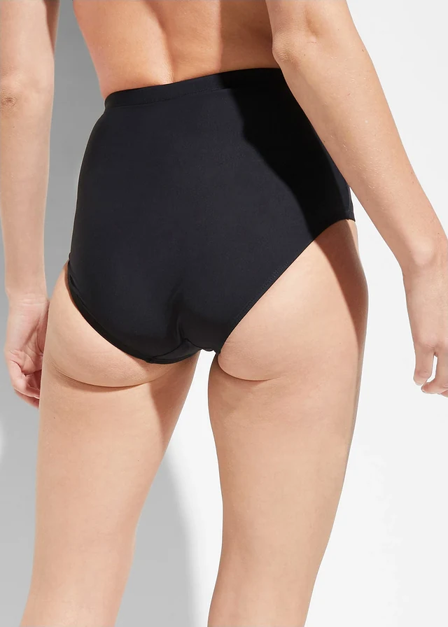 Licht corrigerend high waist bikinibroekje • zwart • product-page.page-title-suffix