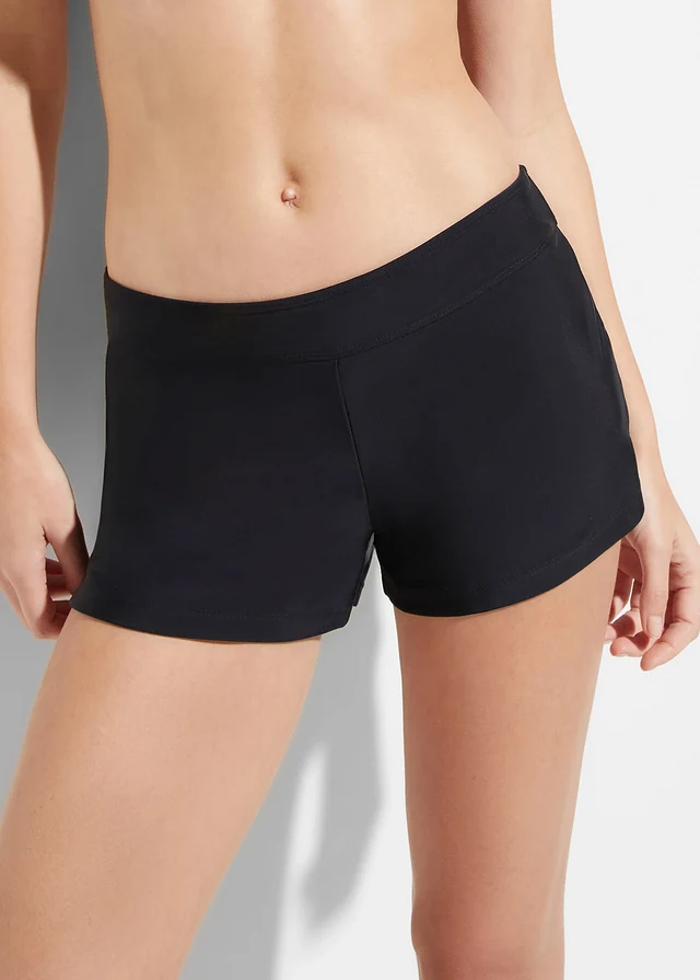 Zwemshort met binnenslip, Kleur: zwart