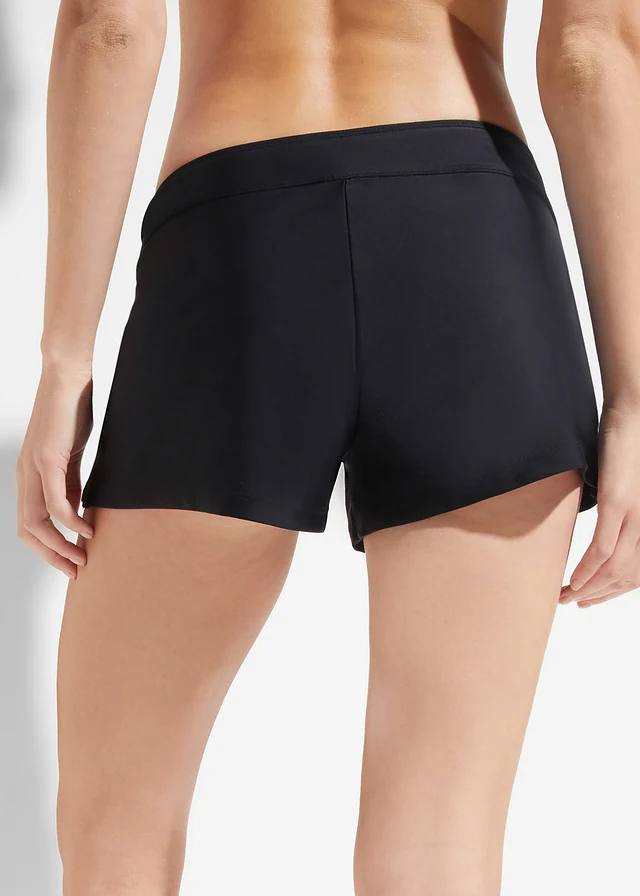 Zwemshort met binnenslip, Kleur: zwart