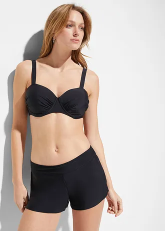 Koupací šortky s všitými kalhotkami • černá • bonprix obchod