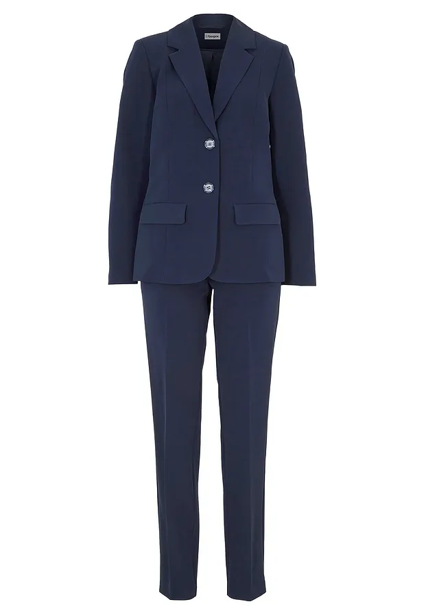 Costum cu pantaloni • bleumarin • magazin bonprix