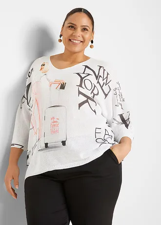 Svetr, barva: bílá