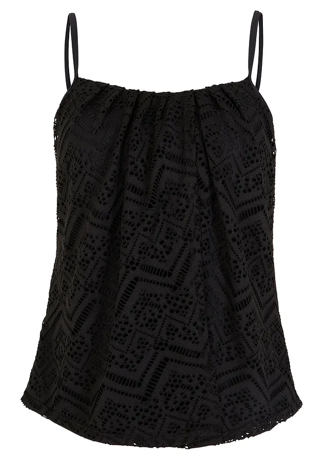 Tankinový top z čipky