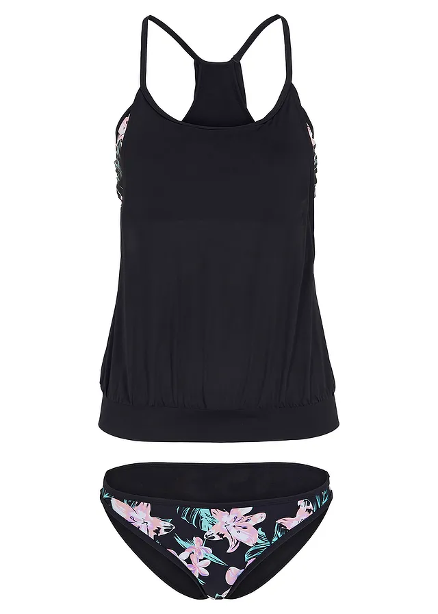 Costum baie tankini, (set/2 piese), model lung