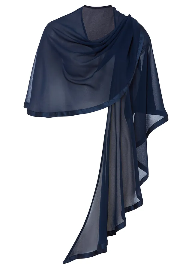Étole avec bordure en satin