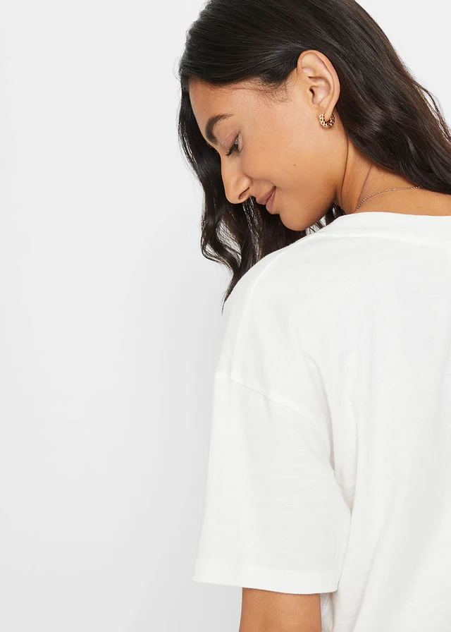 T-shirt oversize 100% coton • écru • product-page.page-title-suffix