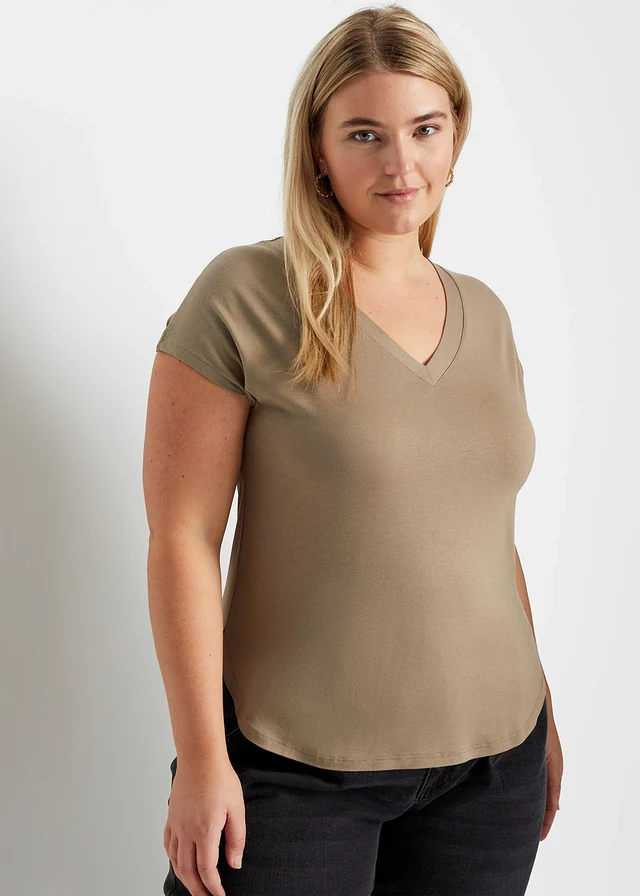 T-shirt, Couleur: olive clair