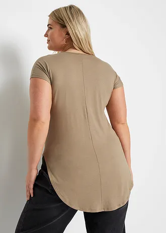 Oversized shirt, Kleur: lichtolijfgroen