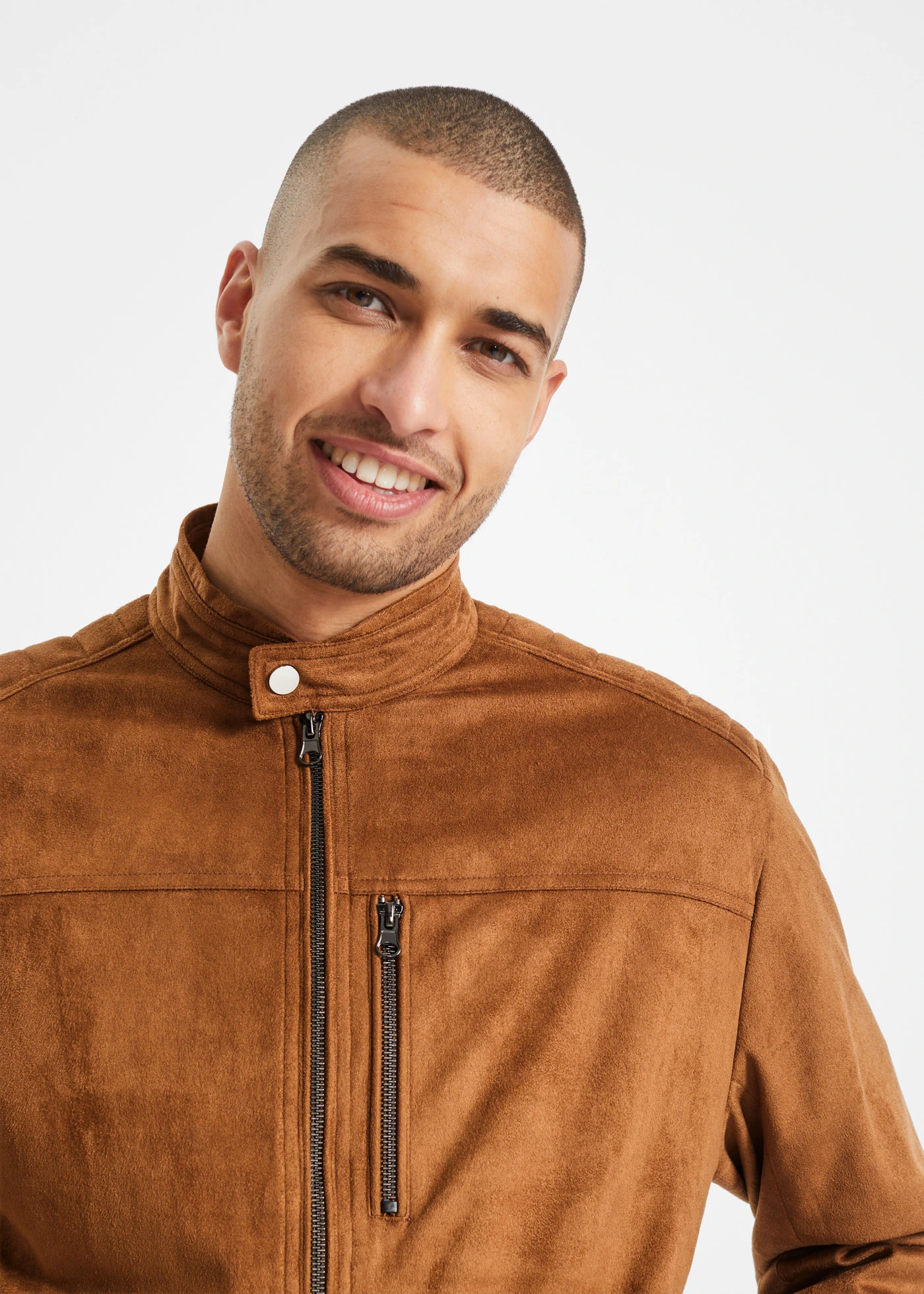 Bunda z umělé velurové kůže • koňaková • bonprix obchod