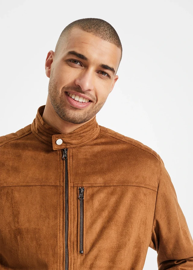 Veste en suédine • cognac • product-page.page-title-suffix
