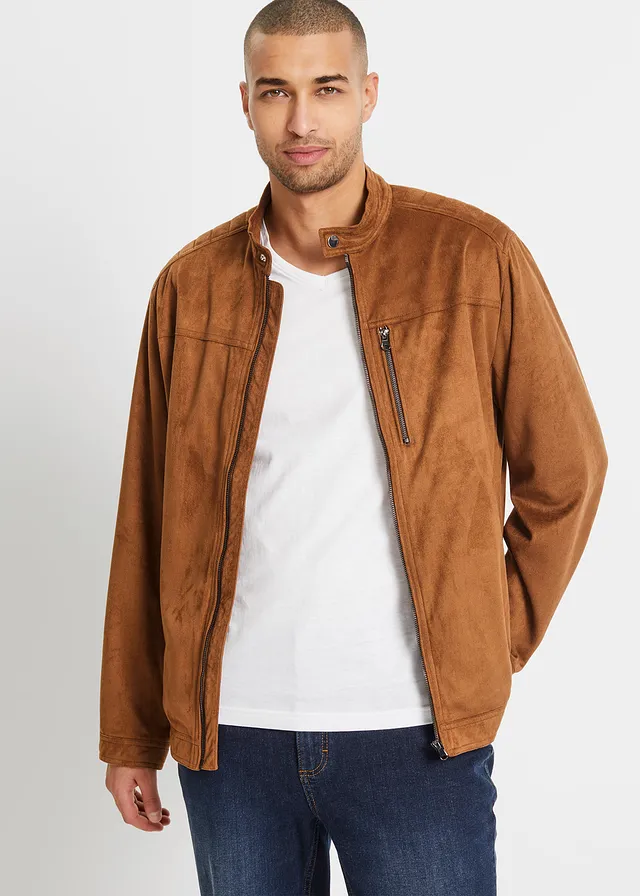 Veste en suédine, Couleur: cognac