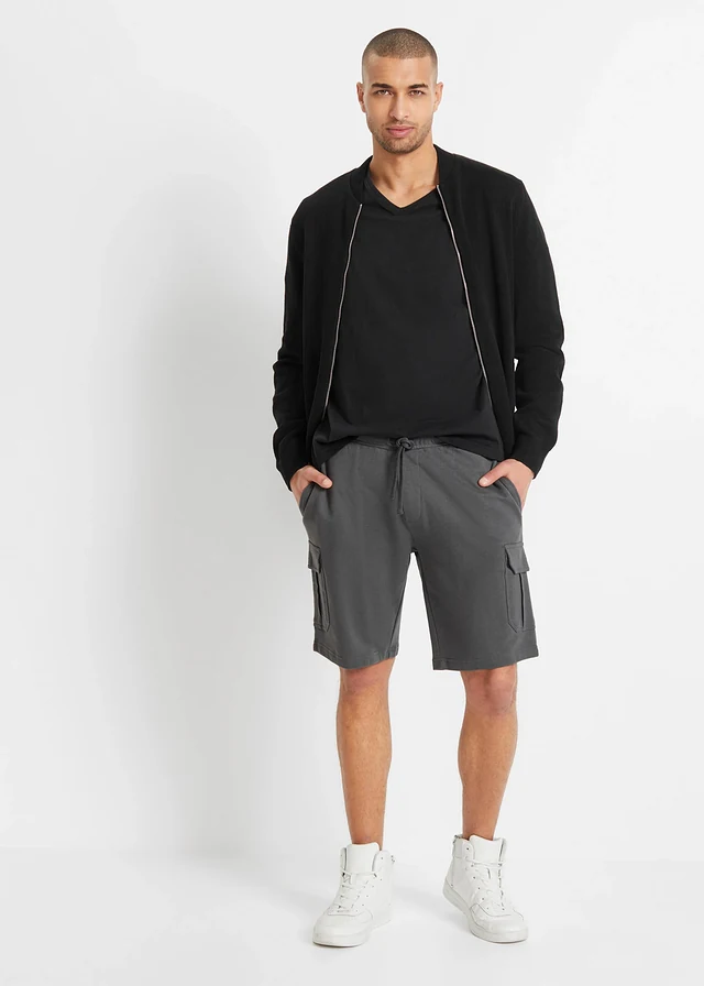 Vest in regular fit, Kleur: zwart