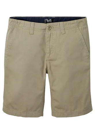 Chino bermudy z čisté bavlny, Regular Fit • nová khaki • bonprix obchod