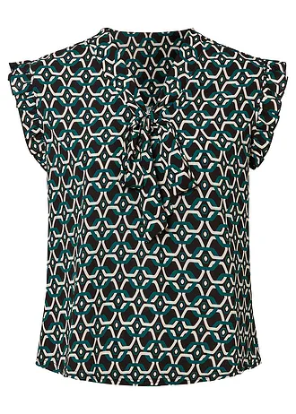 Gedessineerde blousetop