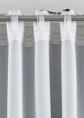 Verduisterend gordijn (1 stuk), Kleur: lichtgrijs-goudkleur-groen