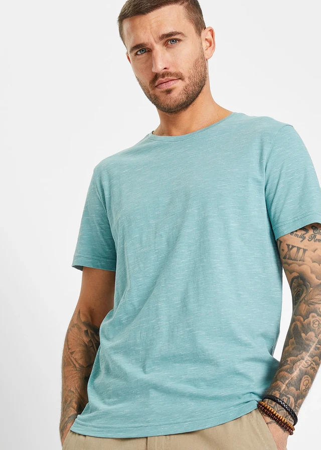 T-shirt • mineraalblauw gemêleerd • product-page.page-title-suffix