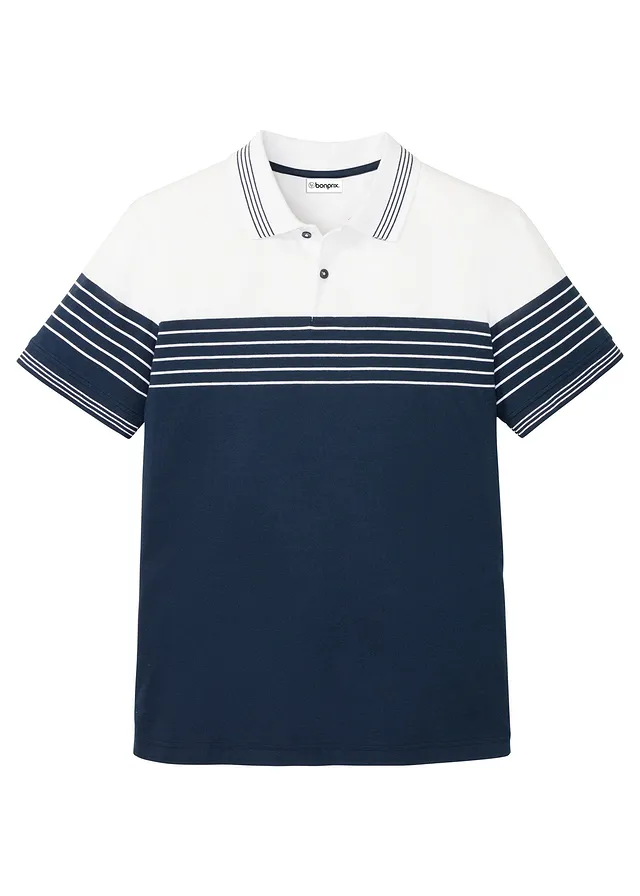 Jersey poloshirt van puur katoen