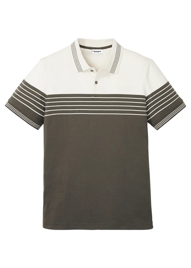Jersey poloshirt van puur katoen