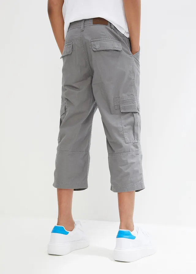 Jongens 3/4 broek, loose fit • rookgrijs • product-page.page-title-suffix