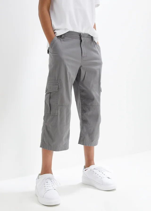 Jongens 3/4 broek, loose fit • rookgrijs • product-page.page-title-suffix