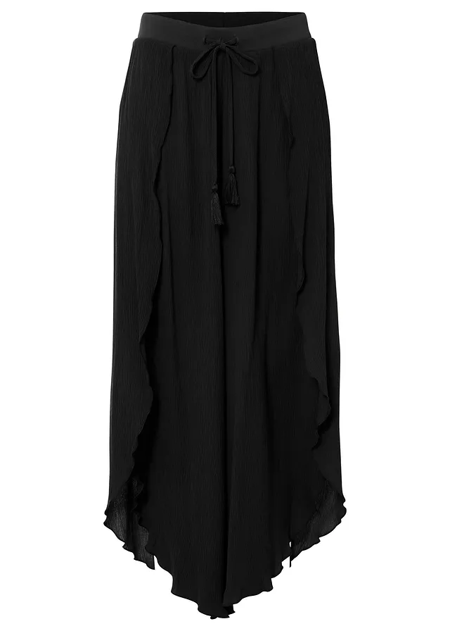 Pantalon effet froissé