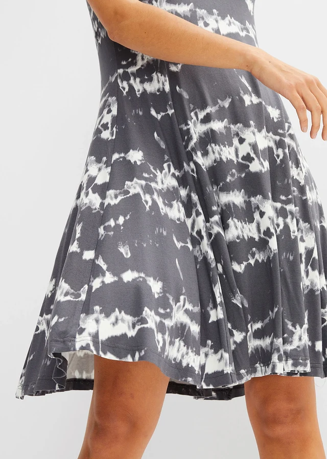 Shirtjurk van soepele viscose • leisteengrijs gedessineerd • product-page.page-title-suffix