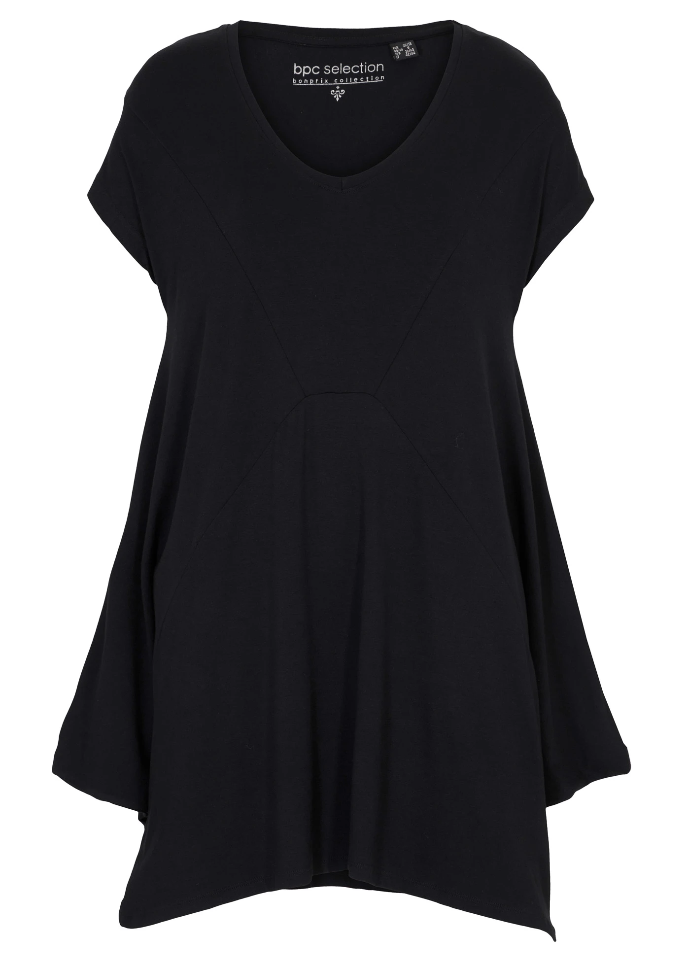 Dlouhé tričko • černá • bonprix obchod