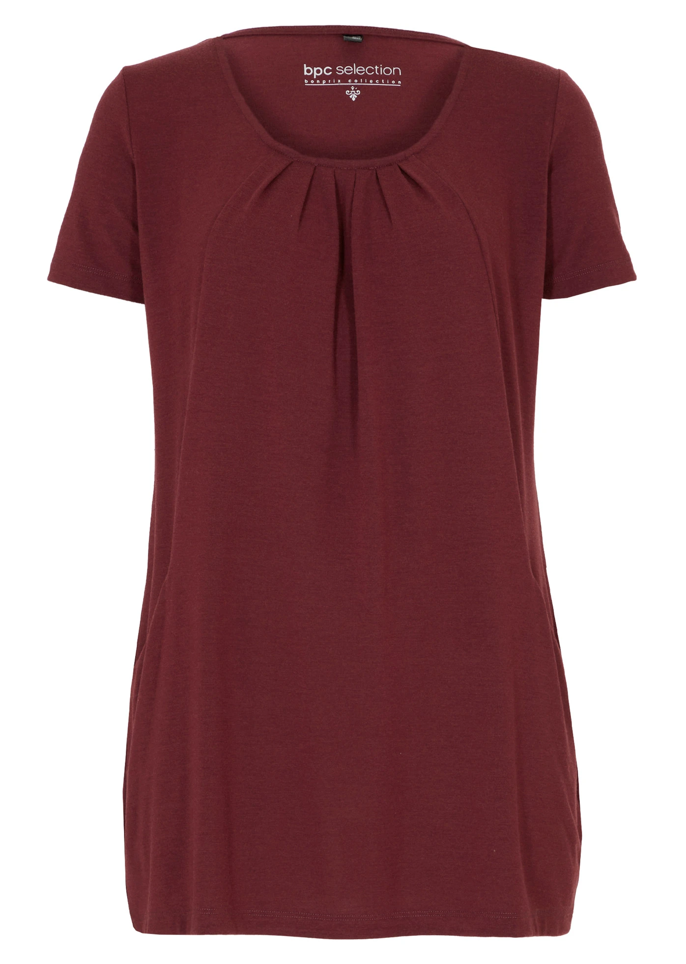 Bluză lungă cu viscoză • mov închis • magazin bonprix