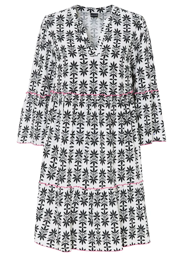 Rochie tip tunică din viscoză fluidă