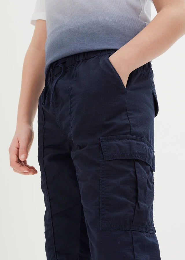 Jongens cargo bermuda van puur katoen, regular fit • donkerblauw • product-page.page-title-suffix