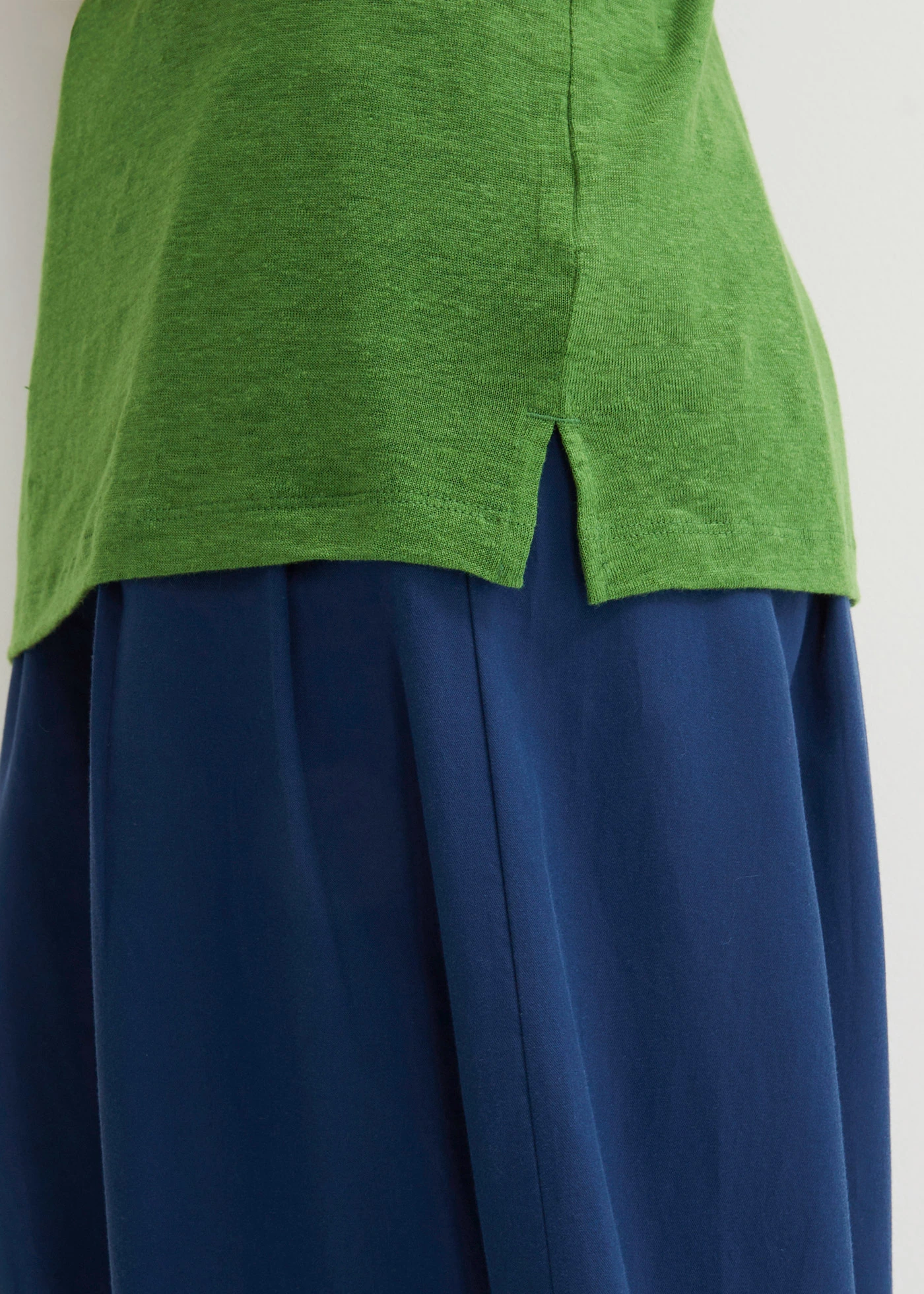 Maiou din in 100% • verde-pădure • magazin bonprix