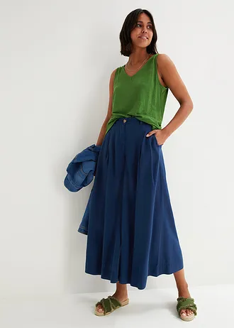 Débardeur 100% lin • vert forêt • Boutique bonprix